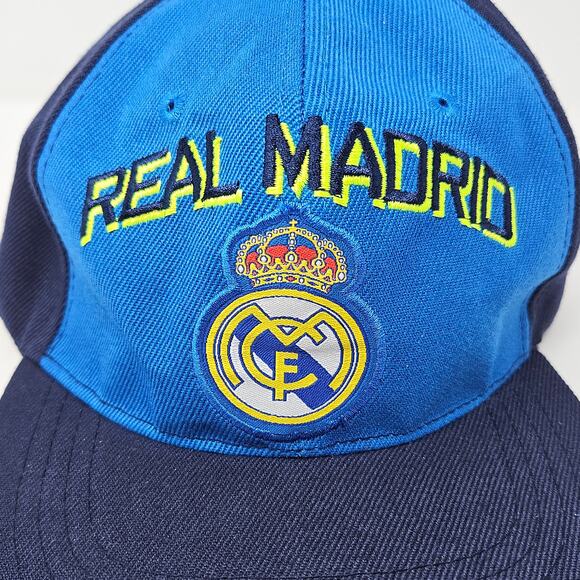 Real Madrid Football Team Hat Cap Mens Snapback Adjustable Embroidered Blue NWT - Picture 6 of 13